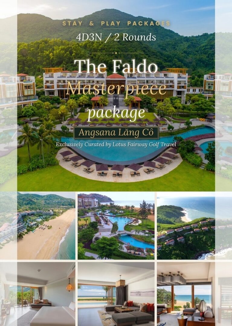Gói Golf The Faldo Masterpiece: Trải nghiệm 4N3Đ sang trọng tại Angsana Lăng Cô