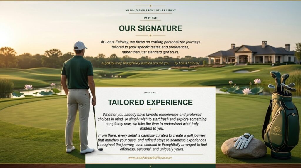 Lotus Fairway: Chuyến Du Lịch Golf Cá Nhân Hóa & Trải Nghiệm Độc Đáo
